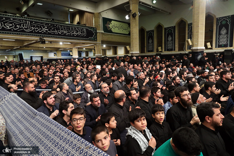 مراسم عزاداری شب شهادت حضرت فاطمه‌زهرا (س) در حسینیه امام خمینی