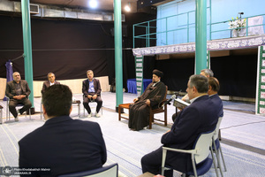 دیدار اعضای شورای مرکزی حزب اعتماد ملی با سید حسن خمینی