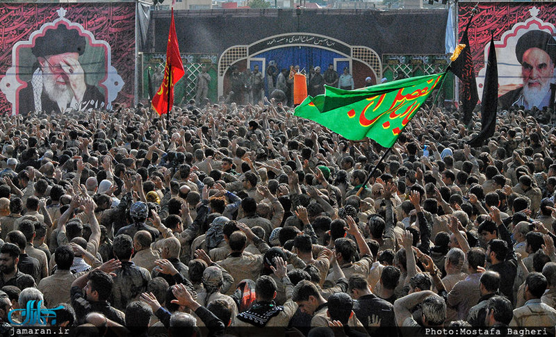 آیین گل مالی و عزاداری روز عاشورا در خرم آباد