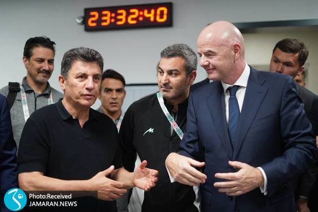 ویدیو| تضمین حضور ایران در جام جهانی آمریکا توسط رئیس فیفا