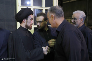 مراسم بزرگداشت همسر آیت الله موسوی بجنوردی (ره) در حسینیه شماره یک جماران-3