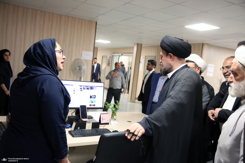بازدید «سید حسن خمینی» از موسسه مطبوعاتی ایران