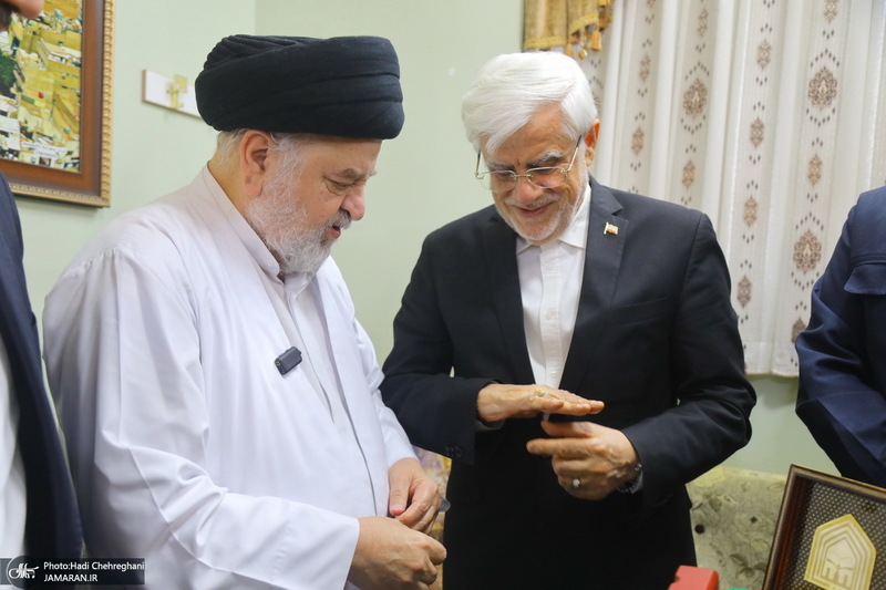 دومین روز سفر محمدرضا عارف به قم