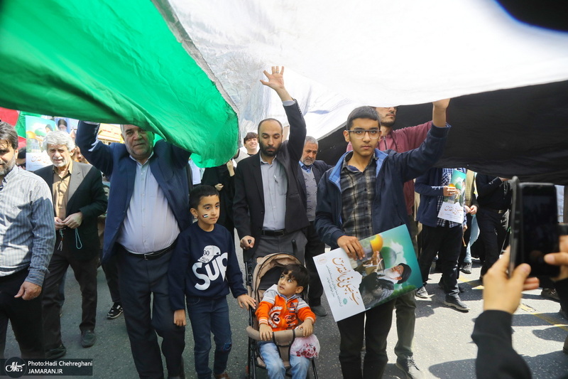 راهپیمایی باشکوه روز قدس در قم -2