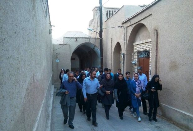 خبرنگاران از آثار تاریخی یزد بازدید کردند