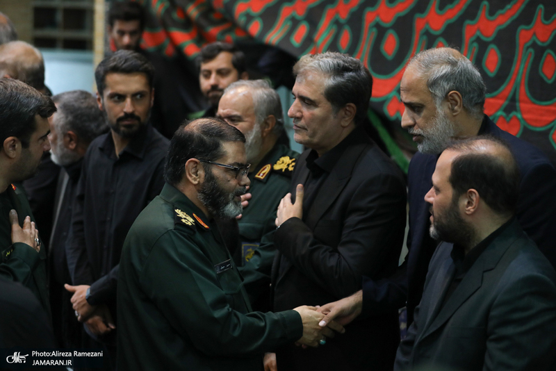 مراسم گرامیداشت سرداران غلامرضا محرابی و مهدی ربانی