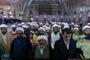 تجدید میثاق شورای عالی، مدیریت و مبلغین حوزه علمیه تهران با آرمان های حضرت امام خمینی(س)