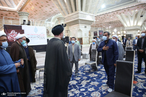 دیدار سرپرست و کارکنان موسسه تنظیم و نشر آثار امام خمینی(س) با سید حسن خمینی