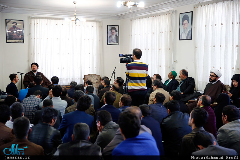 دیدار جمعی از فعالان فضای مجازی با سید حسن خمینی