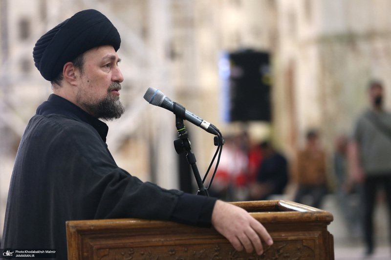 دیدار امدادگران هلال احمر با سید حسن خمینی