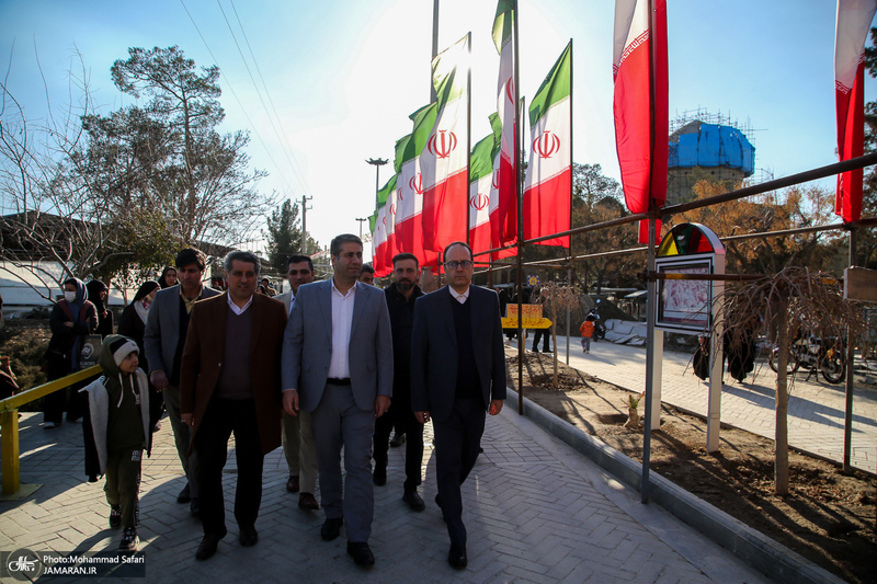 مهمانی لاله ها در قطعه شهدای بهشت زهرا