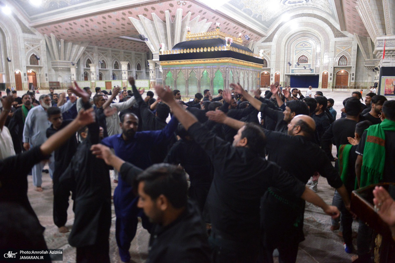 مراسم عزاداری پاکستانی ها در حرم مطهر امام خمینی (س)