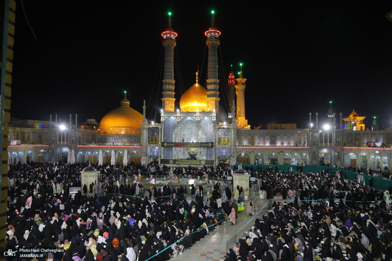 احیای شب بیست و سوم ماه رمضان در حرم مطهر حضرت معصومه (س)