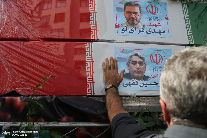 مراسم تشییع شهدای جنگ تحمیلی رژیم صهیونیستی در تهران-3