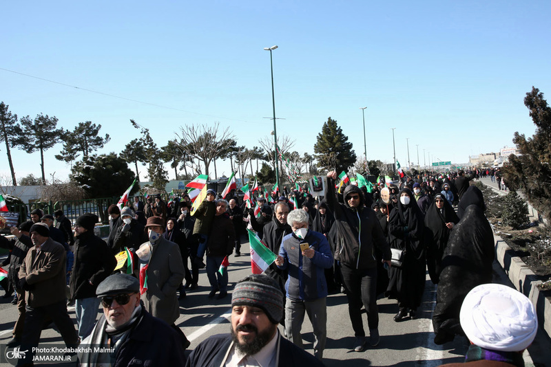 مراسم چهل‌ویکمین سالگرد پیروزی انقلاب اسلامی در میدان آزادی