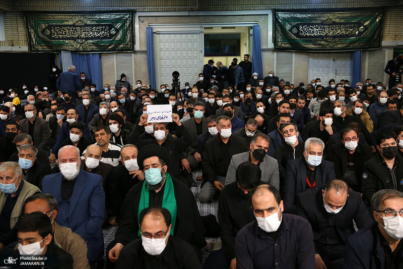 مراسم عزاداری شام شهادت حضرت فاطمه‌ زهرا (س) در حسینیه امام خمینی
