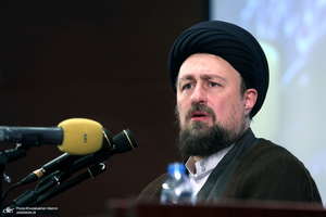 دیدار رئیس و کارکنان موسسه‎ تنظیم و نشر آثار امام خمینی با سید حسن خمینی