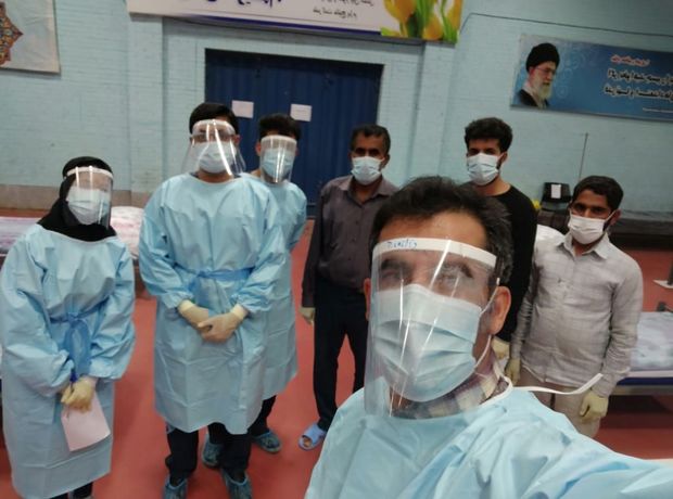 ۴۰ بیمار کرونا در نقاهتگاه منطقه یکم نداجا پذیرش شدند