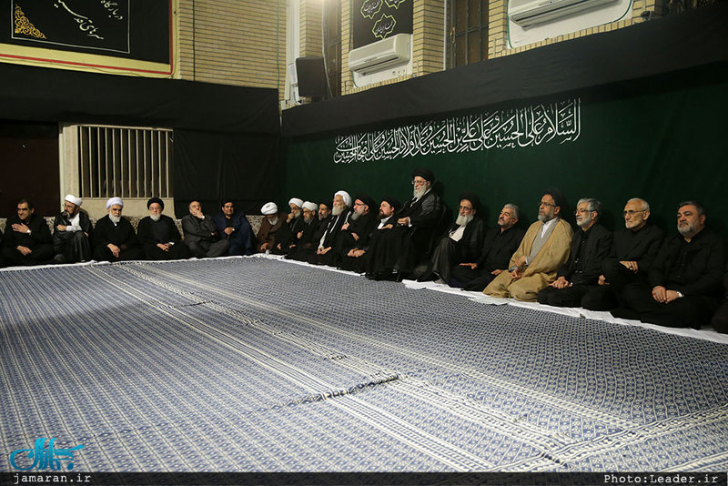 آخرین شب مراسم عزاداری حضرت اباعبدالله الحسین(ع) با حضور رهبر معظم انقلاب