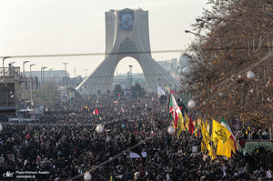 حضور میلیون ها تهرانی در تشییع پیکر مطهر سردار قاسم سلیمانی - 8