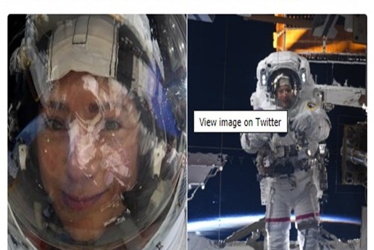 فضانورد ناسا در ایستگاه فضایی سلفی گرفت/ عکس
