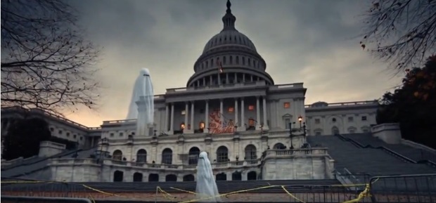 ببینید/ انتشار ویدئوی «ارواح دموکرات‌ها» توسط کاخ سفید در شب هالووین!