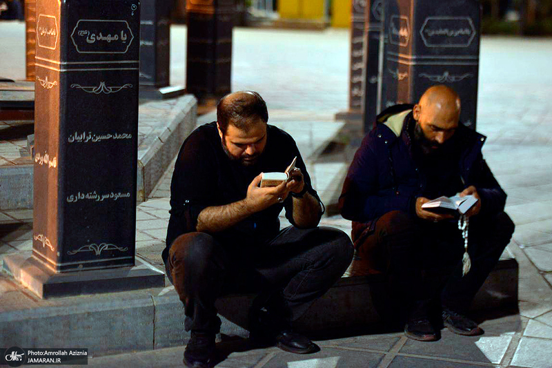 احیای شب نوزدهم ماه رمضان در گلزار شهدای بهشت زهرا (س)