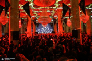 مراسم عزاداری سالروز شهادت امام جعفر صادق (ع) در مسجد اعظم قم