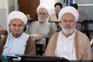 نخستین جلسه درس آیت الله العظمی صانعی در سال جدید تحصیلی 