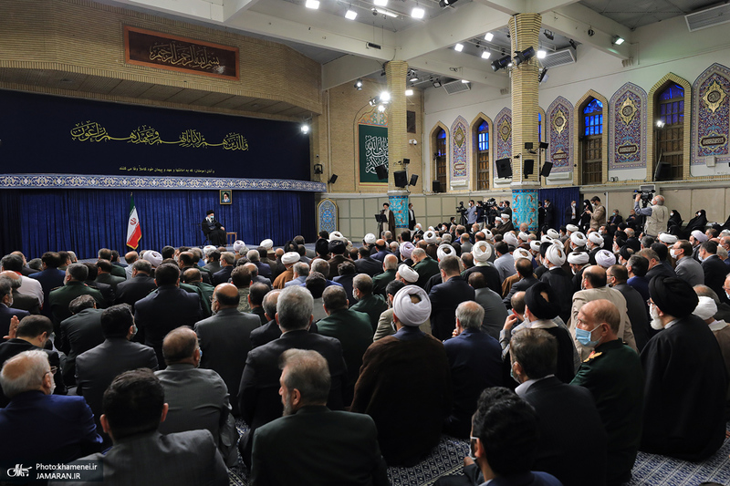 دیدار رمضانی مسئولان نظام با رهبر معظم انقلاب