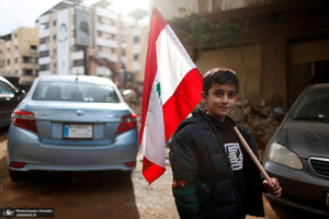 تصاویر اختصاصی جماران از حال و هوای بیروت یک روز مانده به تشییع شهید سید حسن نصرالله (ره)