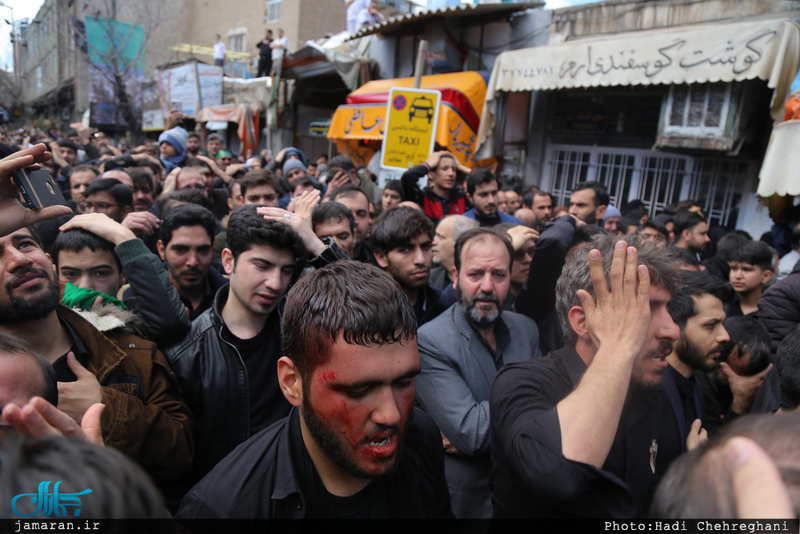 عزاداری آیت الله العظمی وحید خراسانی در سالروز شهادت حضرت فاطمه(س) 