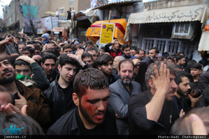 عزاداری آیت الله العظمی وحید خراسانی در سالروز شهادت حضرت فاطمه(س) 