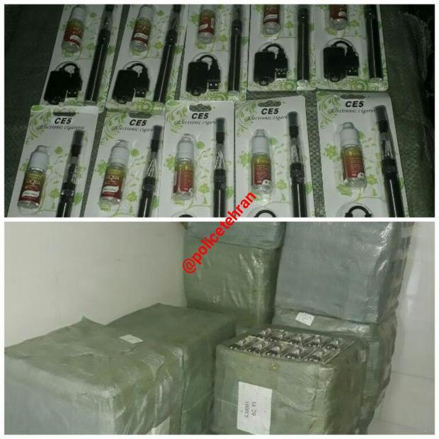 3 هزار و 800 قلیان برقی قاچاق در بزرگراه خلیج فارس کشف شد