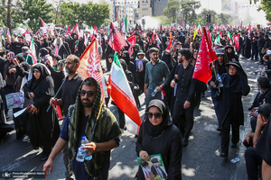 مراسم تشییع پیکر مطهر رهبر شهید انقلاب در تهران -5