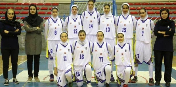 بانوان بسکتبالیست کردستان مغلوب تهران شدند