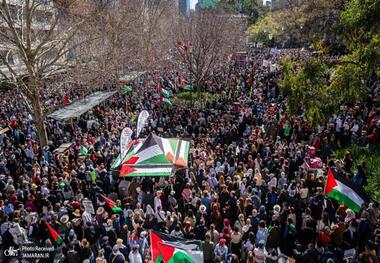۴۰ تظاهرات در استرالیا؛ حمایت گسترده از فلسطین و فشار بر دولت برای تحریم 
