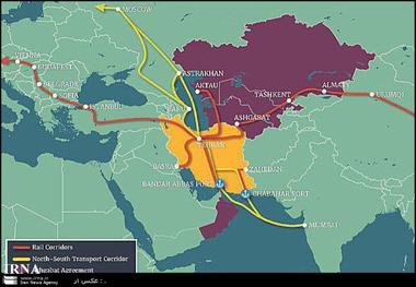 کریدور شمال- جنوب‌‌ راهی برای اتصال ایران، روسیه و هند