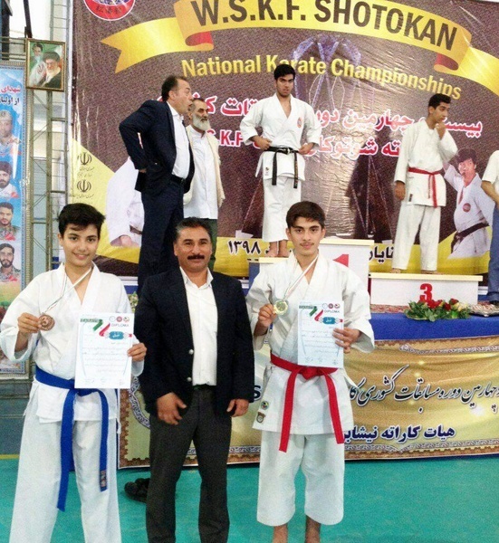 کاراته کارهای تربت حیدریه در مسابقات کشوری شوتوکان درخشیدند
