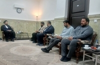 دیدار مدیرعامل بهشت زهرا(س) با سید علی خمینی