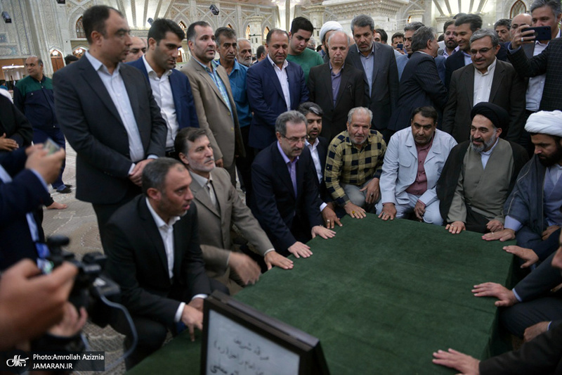 تجدید میثاق استاندار و کارکنان استانداری تهران با آرمان های حضرت امام(س)