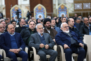 دیدار رئیس و اعضای کمیته امداد با سید حسن خمینی