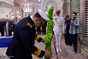 تجدید میثاق فرمانده و پرسنل نیروی دریایی ارتش جمهوری اسلامی ایران با آرمان‌های امام خمینی(س)