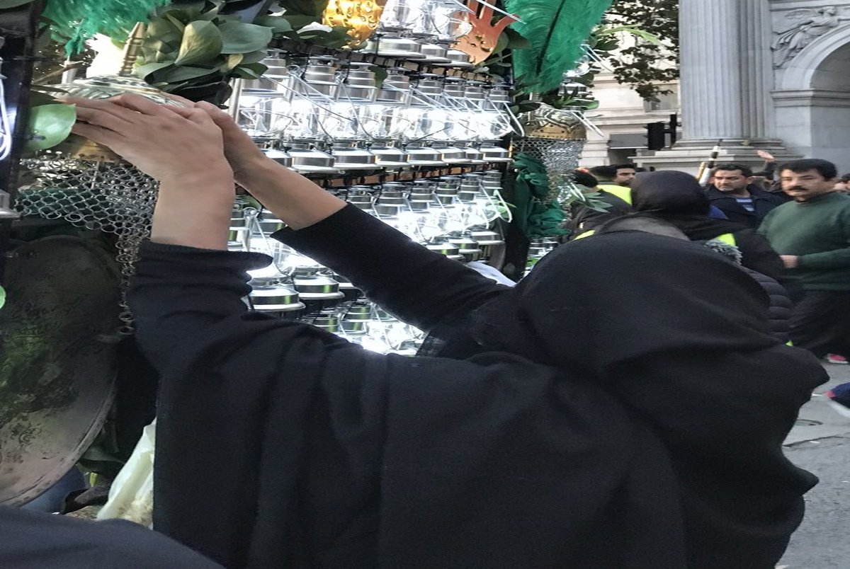 عزاداری مسلمانان لندن در اربعین+ تصاویر