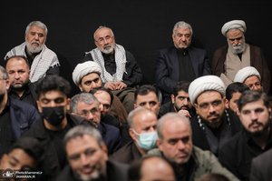 مراسم عزاداری شب شهادت حضرت زهرا (س) در حسینیه امام خمینی(ره)