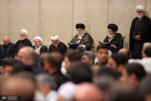مراسم بزرگداشت رئیس‌جمهور شهید و همراهان گرامی ایشان با حضور رهبر انقلاب