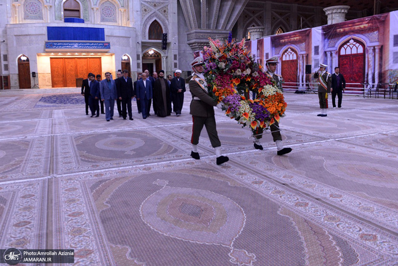 تجدید میثاق رییس منطقه آزاد قشم با آرمان های حضرت امام خمینی(س)