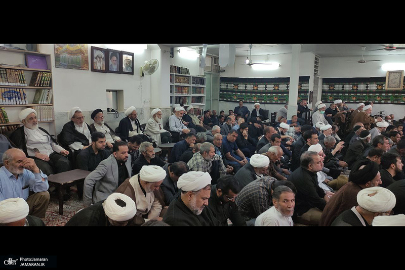 مراسم عزاداری شهادت امام صادق (ع)  در بیت آیت الله العظمی صانعی (ره)