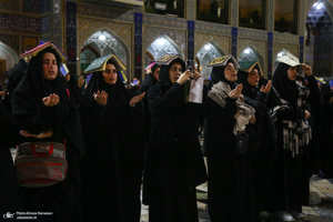 مراسم احیای شب بیست و یکم ماه رمضان در حرم مطهر امام رضا (ع)