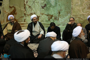 عزاداری شب شهادت حضرت فاطمه زهرا(س) در حرم مطهر امام خمینی(ره)
